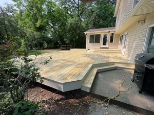 custom-built-wooden-deck_woodbury custom built and fit deck, built by Carter Custom Construction