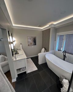 main-level-master-bathroom-remodel_twin-cities Master bathroom remodel with built-in lighting and deep soaker tub by Carter Custom Construction