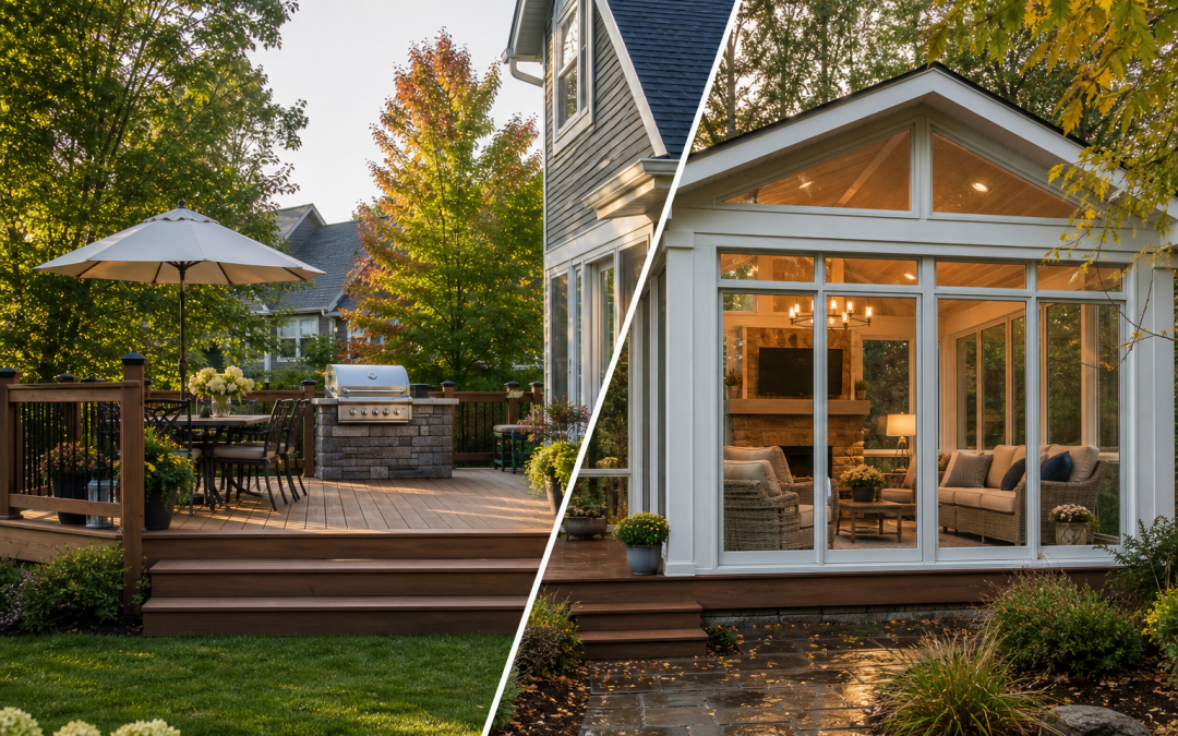 Deck vs. 3-Season Porch: Which Outdoor Addition Adds More Value to a Twin Cities Home?